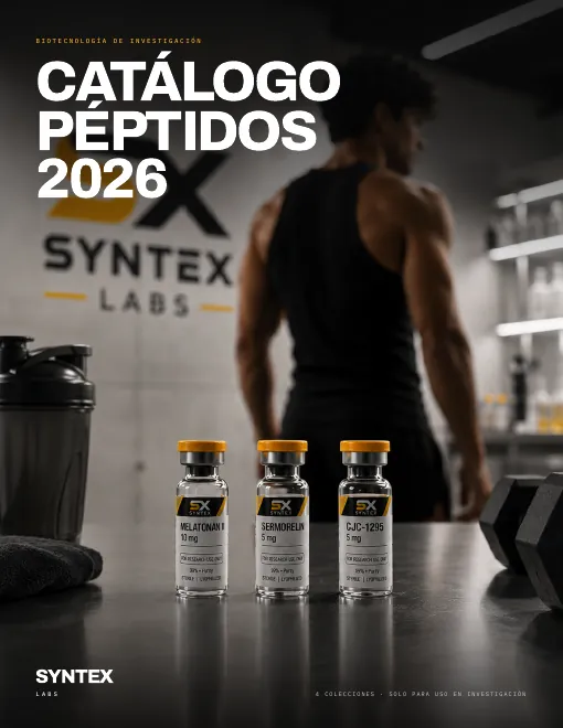 Cover of the Syntex Labs Peptides catalog