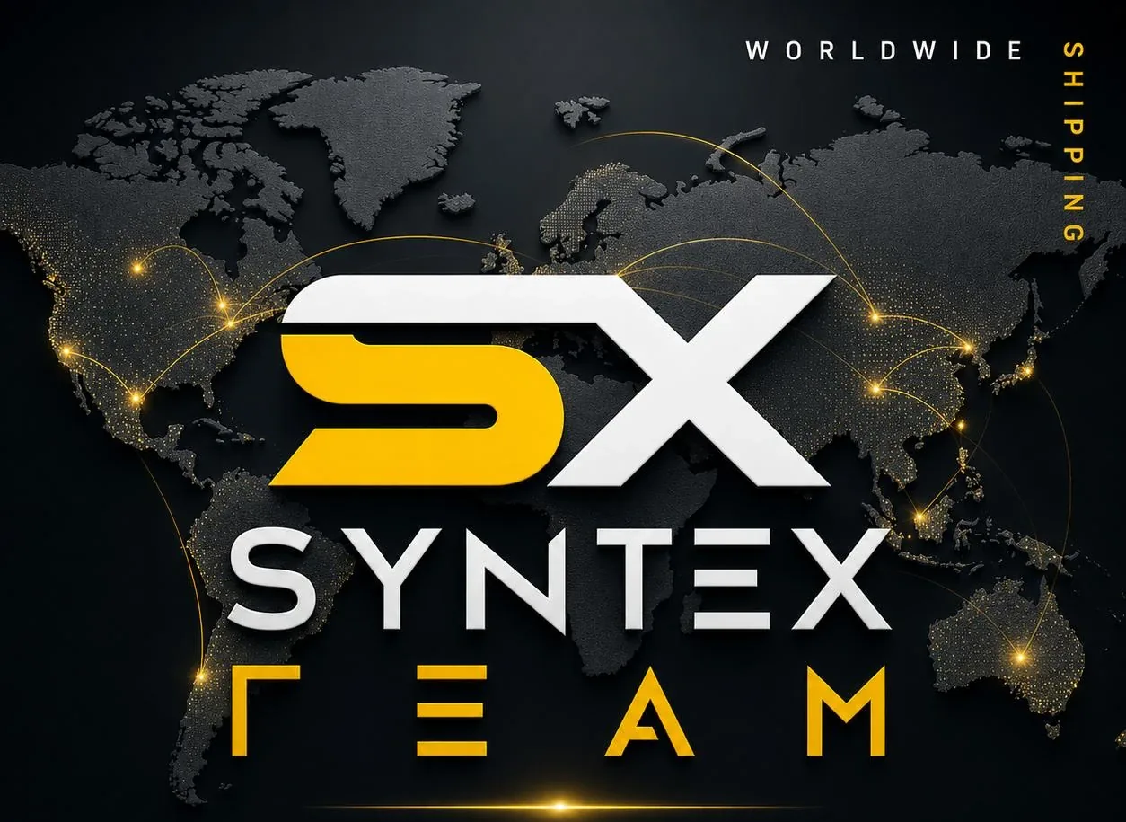 Syntex Team worldwide shipping map