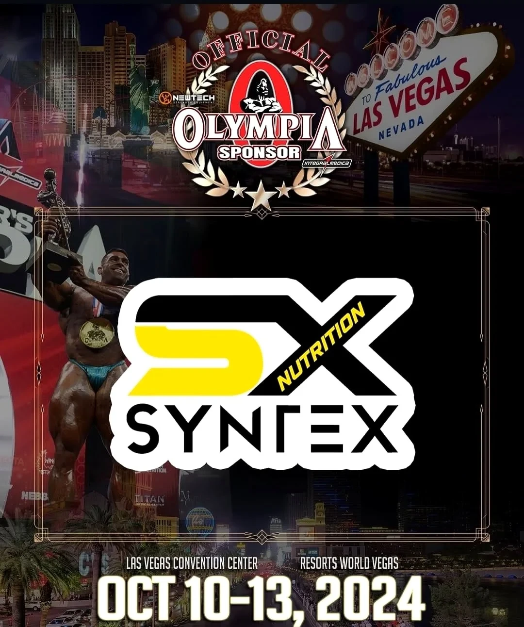 Pieza histórica de Syntex Nutrition y Olympia 2024