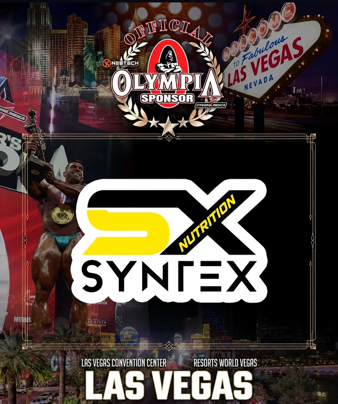 Archived Syntex Nutrition and Olympia artwork from Las Vegas